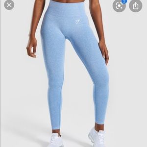 Small blue Gymshark Vital Seamless Leggings